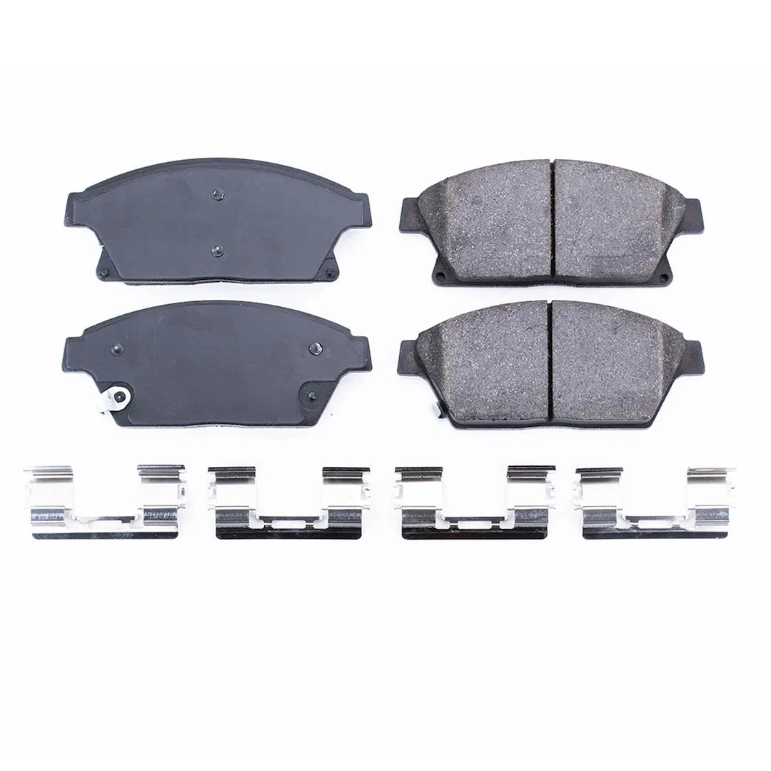 17-1467 – POWERSTOP Brake Pad, FMSI Number D1467 Ceramic Brake Pads Set Of 4 With Stainless Steel Hardware